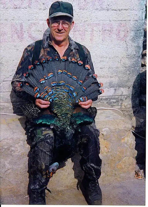 Russell Burleson Ocellated — Ocellated Turkey Hunts at Gunners Taxidermy